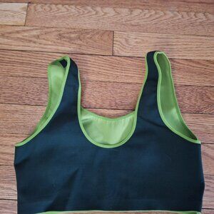 Aerie, Let The Real Me Shine spandex bra / bralette Emerald green size M